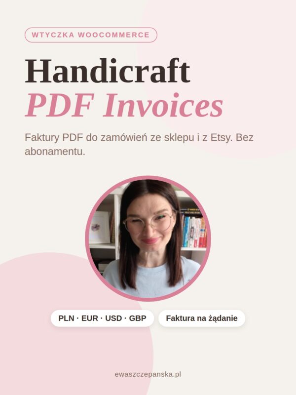 Ręcznie robiony produkt: okladka-handicraft-pdf-invoices - unikalne rękodzieło