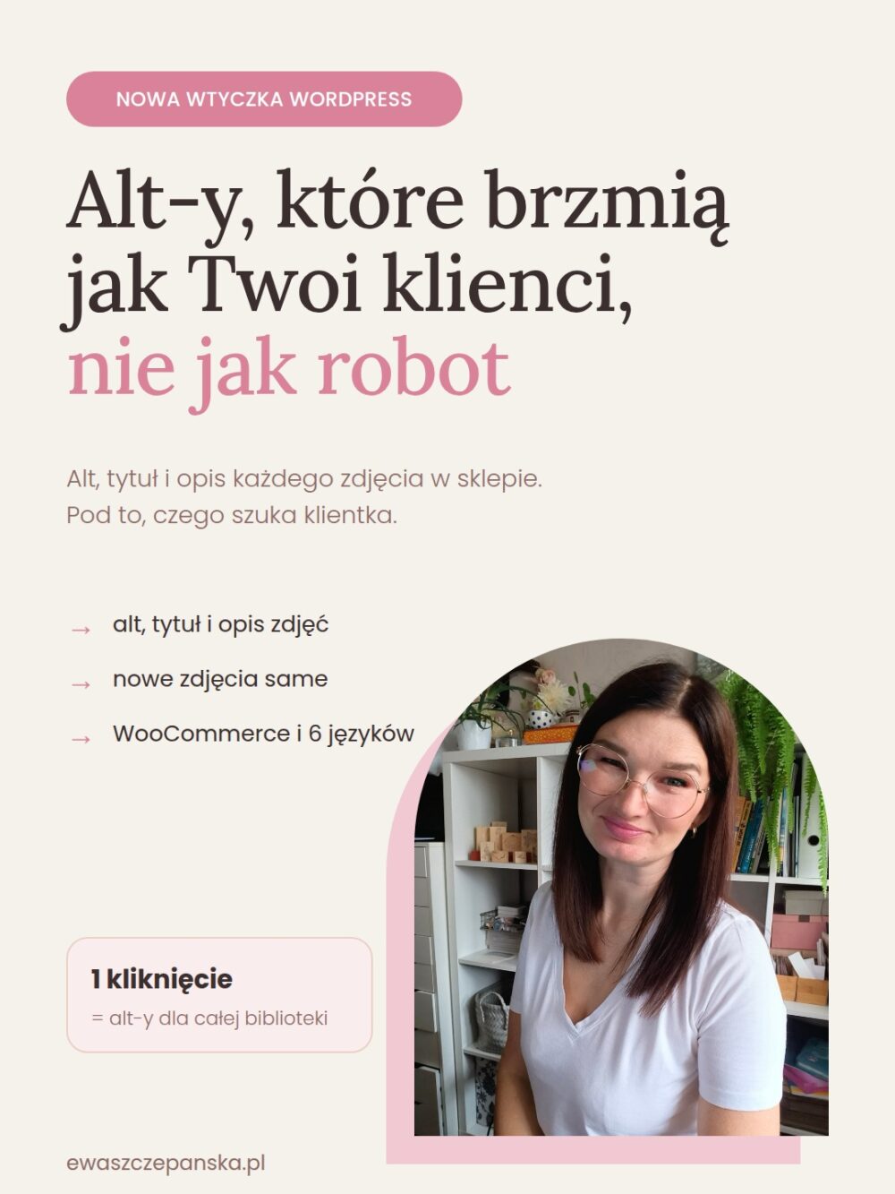 Wtyczka WordPress do automatycznego generowania opisów zdjęć w sklepie rękodzielniczym